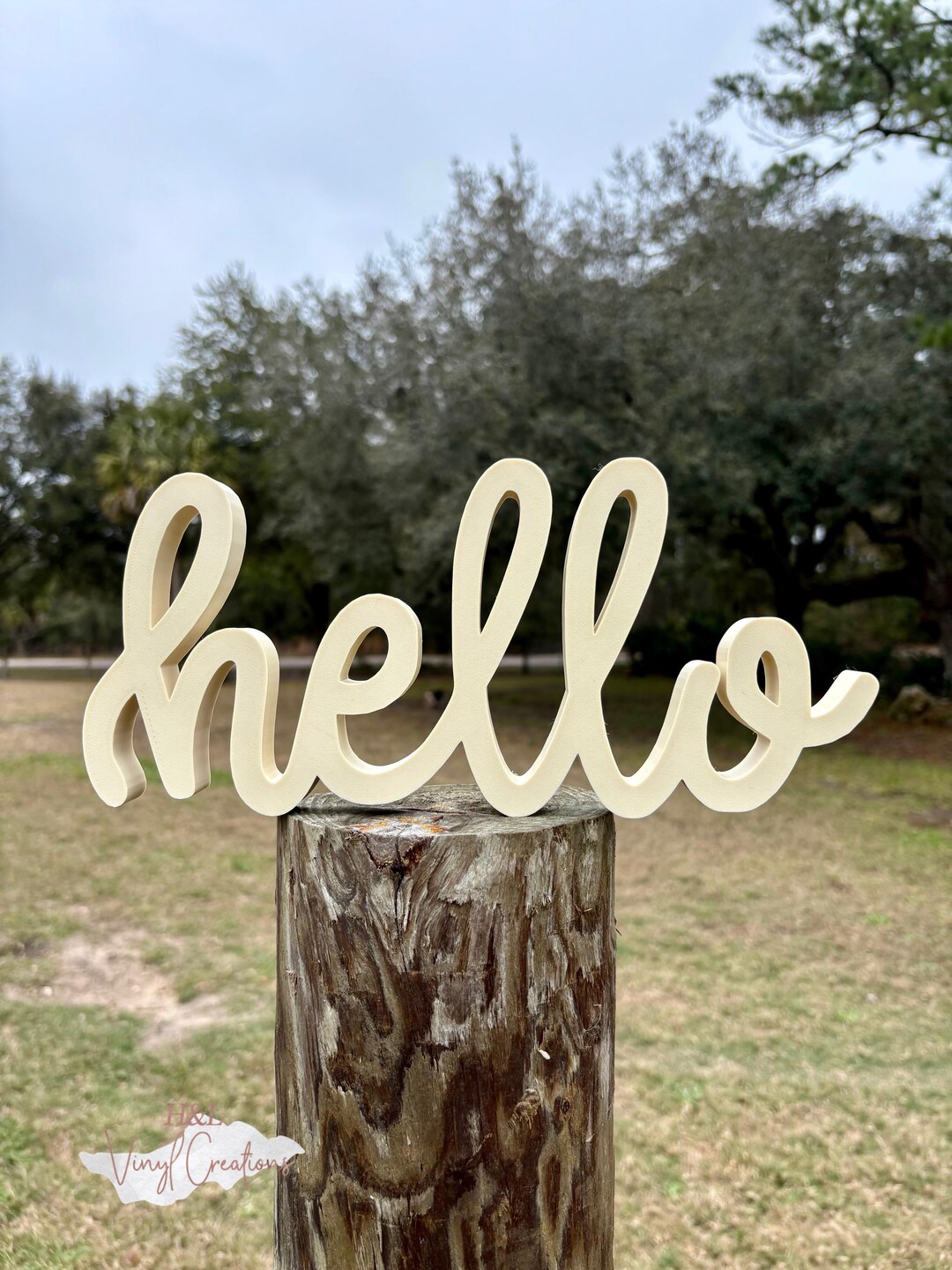 Hello Sign, Hello, Self Standing, Shelf Decor, Housewarming Gift ...