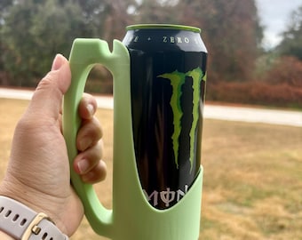 Handmade 16 Oz Can Holder Mug, 3D Printed Energy Drink Accessory
