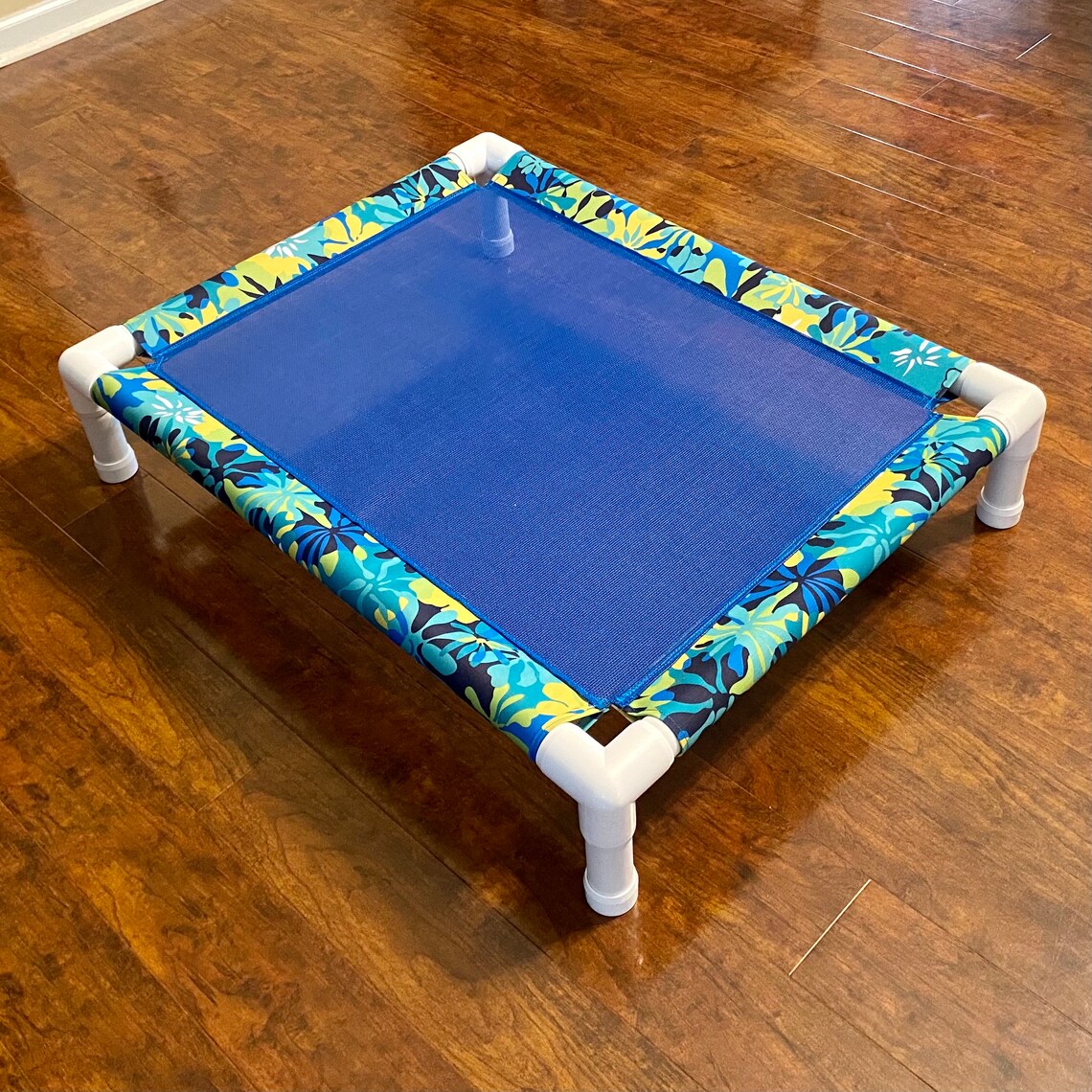 The Tropical Custom Elevated PVC Dog Bed UV Mold Mildew Etsy