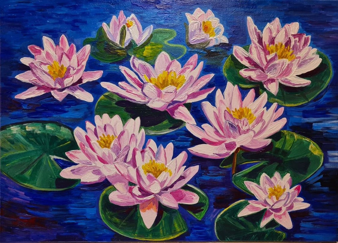 Water Lily Painting Water Lilies Painting Water Lily Water Lilies Water
