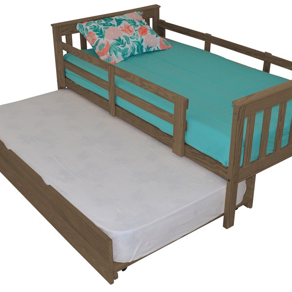 A&L Furniture Co Trundle Unit, trundle for full size bed, wood trundle bed