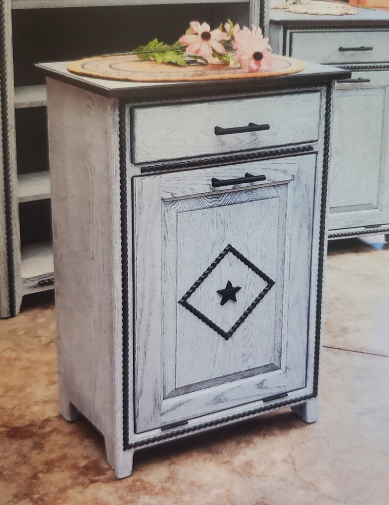 Amishmade Trash Bin Tilt Out Trash Bin Garbage Bin Storage