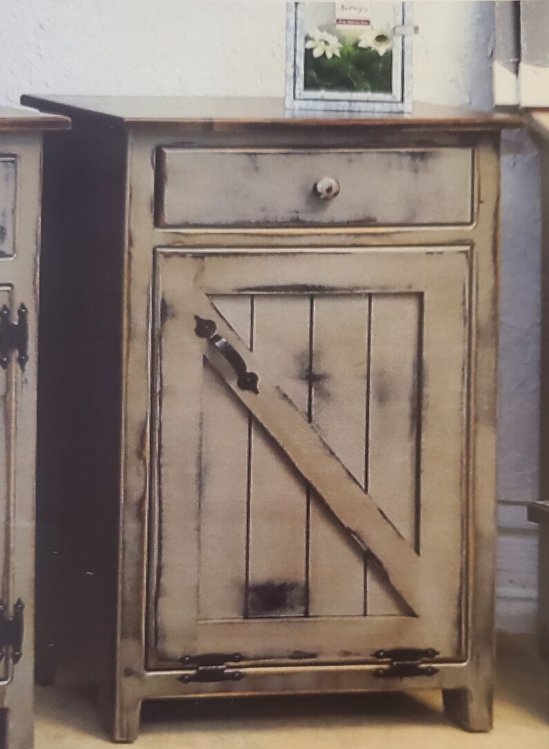 Amishmade Trash Bin Tilt Out Trash Bin Garbage Bin Storage