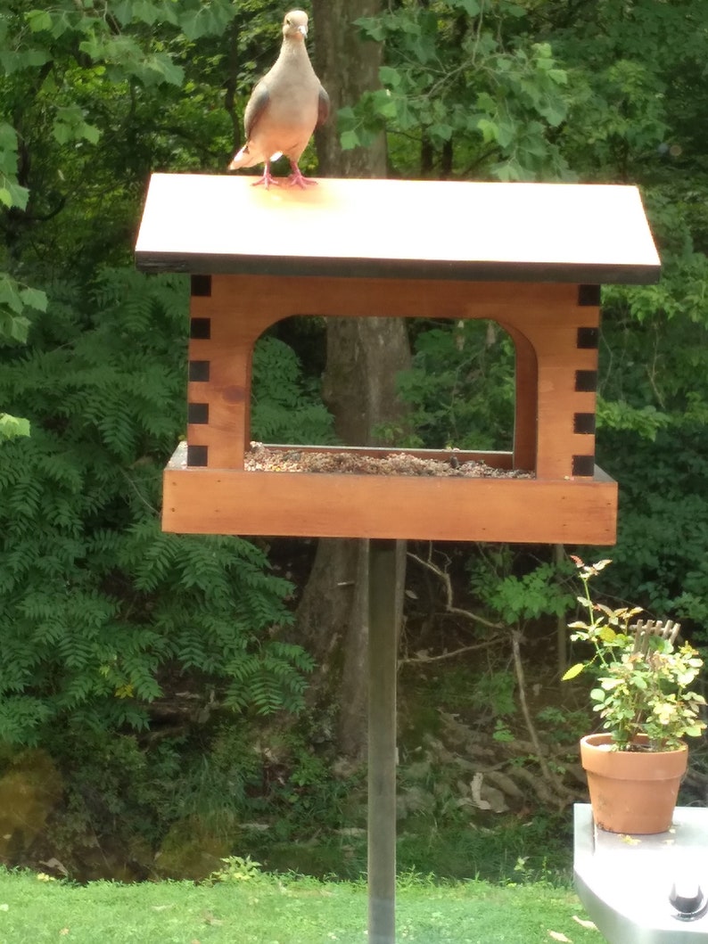 Bird Feeder Amish Handmade From Pine Wood Best Bird Feeders Etsy