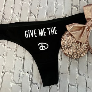 Sexy Naughty Panties Thong - F**k Me - Pick your size and color print F Me  Adult 