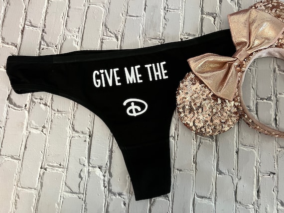 Give Me the D Funny Underwear Bachelorette Party Wedding Party Fun  Valentines Anniversary 