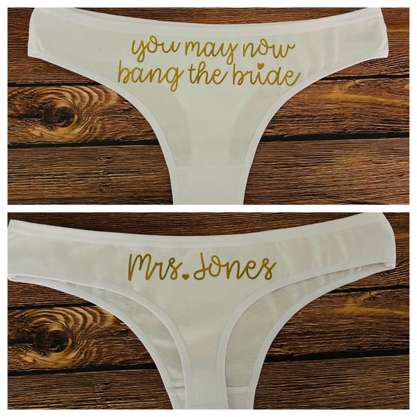 Bride Underwear Etsy