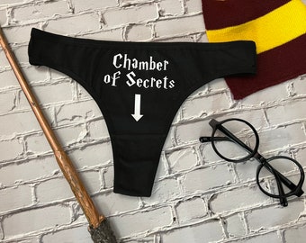 Chamber of secrets Slytherin Funny underwear bachelorette party wedding party fun valentines anniversary