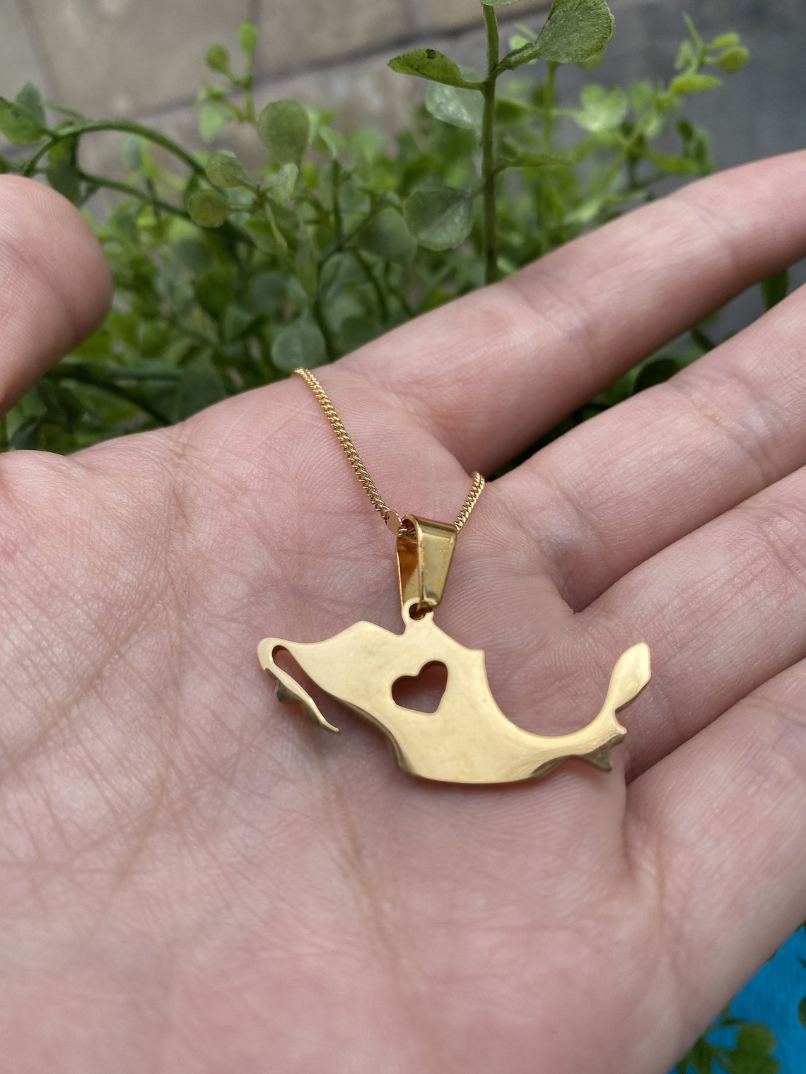 Mexico Gold Plated Necklace Etsy