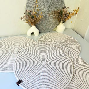 round placemats, dining table mats, cotton placemats, party placemat, handmade placemats, round placemats, wedding placemats boho placemats,