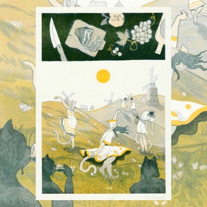 Heavy Revelry A4 Riso / Risograph Print