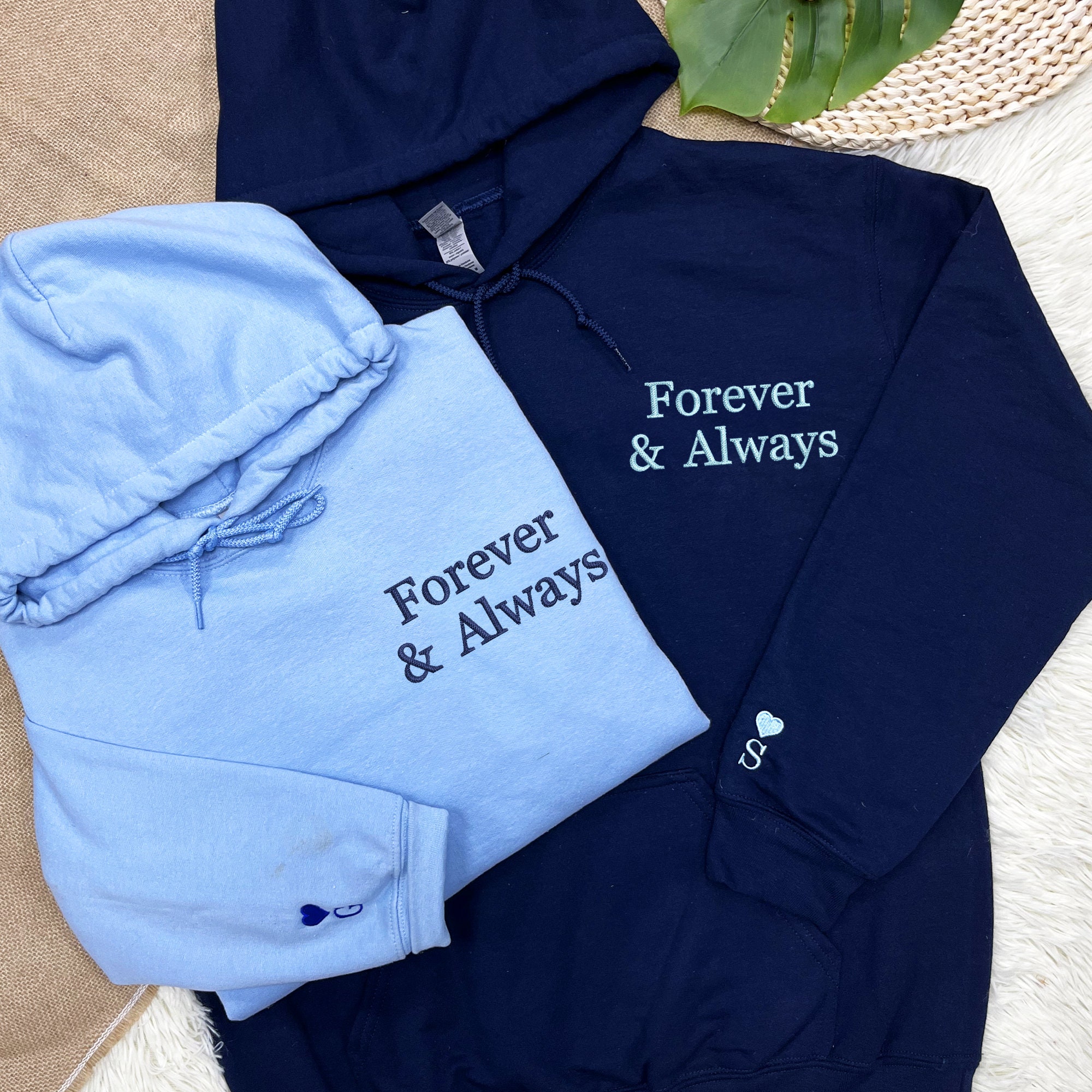 Always and forever blue butterfly hoodie sale