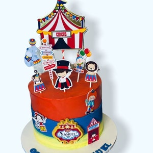 Circus cake topper -  France