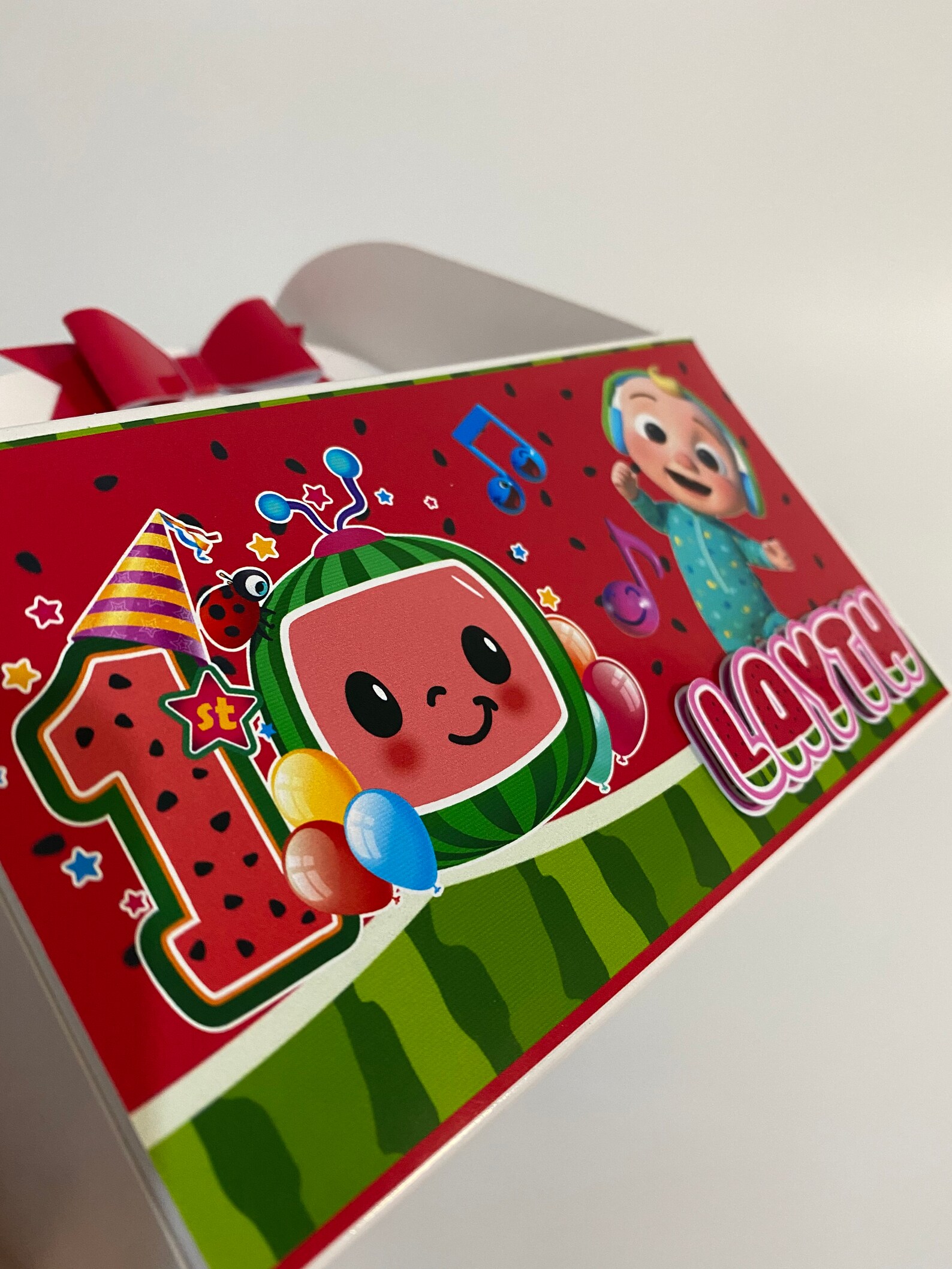 Favour Gable Box 3D Personalised Candy Box Baby JJ Etsy UK