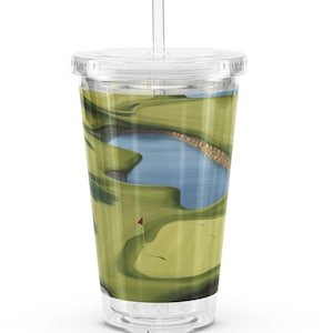 Golf course-realism 1 tumbler, golf gift, gift for golfer, gift for golf, golf tumbler, tumbler for golf, birthday gift
