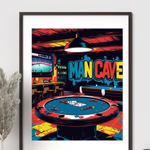 Man Cave-4 digital wall art, digital print, man cave decor, man cave wall art, digital wall art