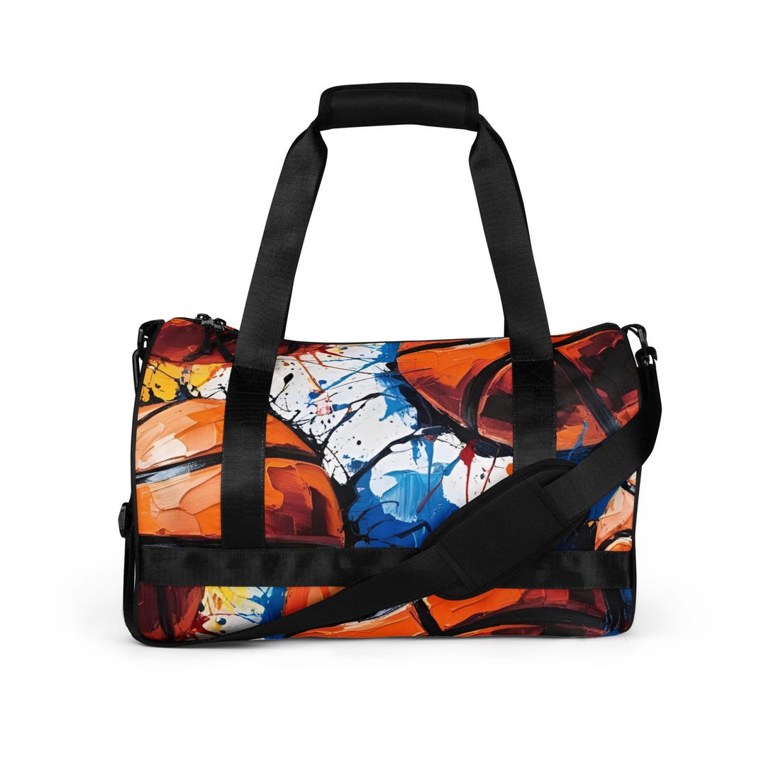 Abstract Basketball Backpack Abstract Basketball Gym Bag: Water-resistant Polyester Tote - Etsy
