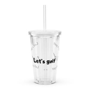 Let&#39;s Golf tumbler, tumbler for golf, sports tumbler, golf mug, golf gift, gift for golfer