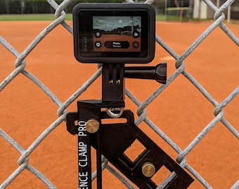 Fence Clamp Pro Gopro Mount for baseball and softball games