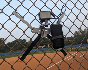 Fence Frog - Solución de montaje en vallas para GoPros, Mevos, teléfonos móviles y más.