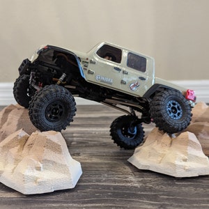 RC Crawler Rock Obstacles for 1/18th 1/24th scale trucks