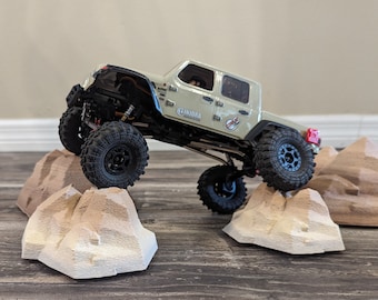 Obstáculos de roca RC Crawler para camiones a escala 1/18 y 1/24