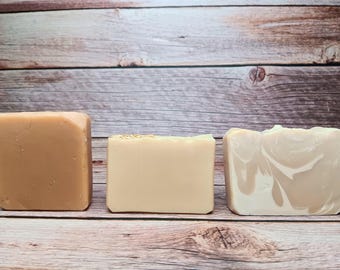 Handmade Honey & Cream Soap Collection Gift Set – Shea Butter Soaps