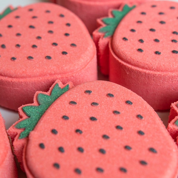 The Berry Best - strawberry scented bath bombs