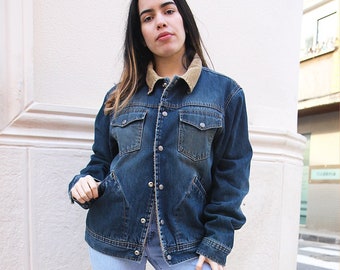 denim jacket with fleece lining