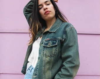 72510 Dark Blue Denim Jacket Size 