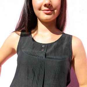 Black Silk Top image 3