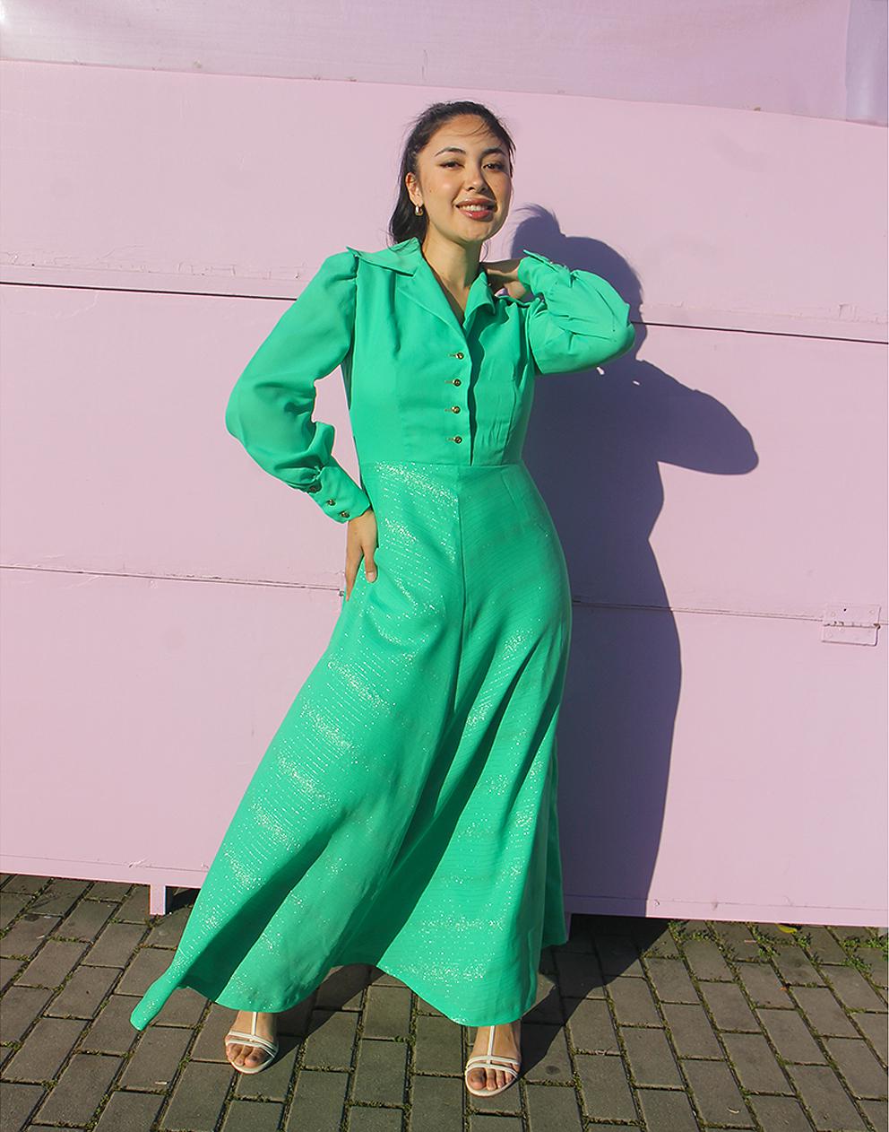 70s Formal Dress - Etsy