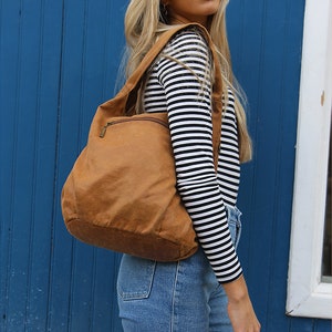 Brown Leather Tote Bag