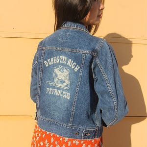 Womens Jean Jacket with Rear Logo