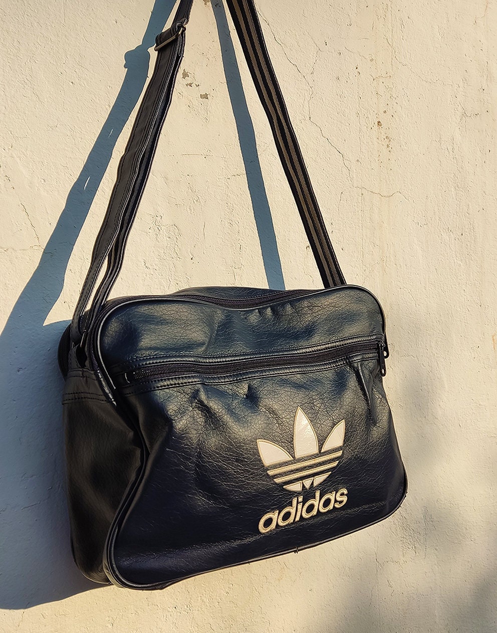 Adidas originals leather bag clearance