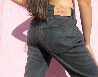 501 Levi's Jeans in Faded Black 34" Waist