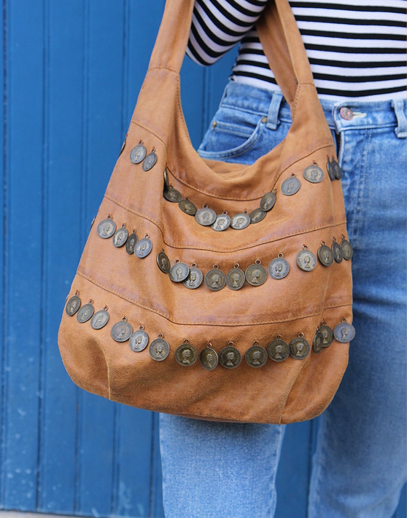 Brown Leather Tote Bag