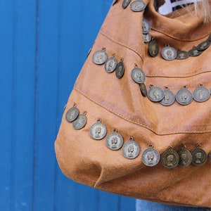 Brown Leather Tote Bag