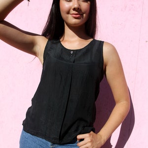 Black Silk Top image 4