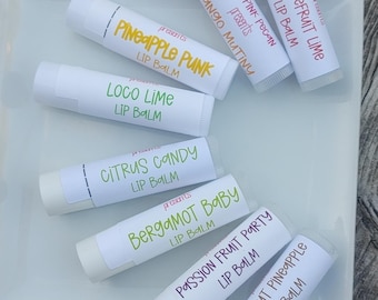 à lèvres doux parfum citronné à la cire d'abeille | Petit lot | Baume à lèvres naturel | Hydratant