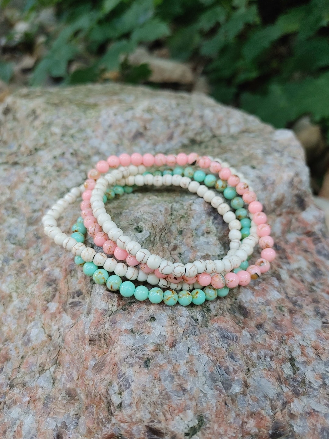 Bracciale Elastico Boho Con Perline Noessla, Braccialetti Con Perline Di Cristallo Colorate Impilabili Bigiotteria Alla Moda Regali Per La Fest~p113311127