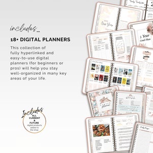 Digital Planner, Digital Sticker, Whole Shop Bundle, Budget, Fitness, Notebook, Goals and Meal Planning for iPad and Tablet, GoodNotes Etc.. image 4