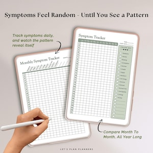 GLP-1 Weight Loss Planner Tracker Injection Log Symptom Tracker Semaglutide Tirzepatide Journal Ozempic Habit Tracker GoodNotes image 6