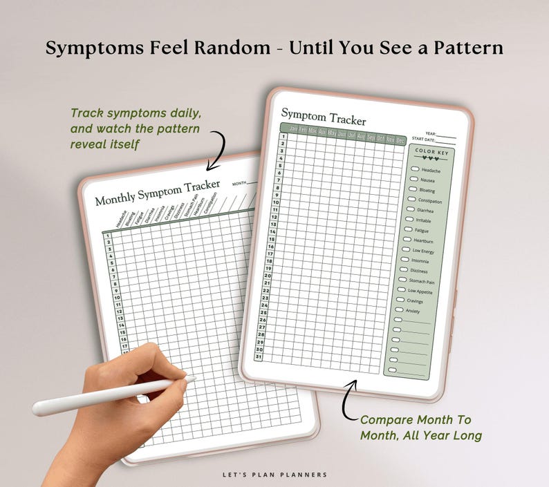 GLP-1 Weight Loss Planner Tracker Injection Log Symptom Tracker Semaglutide Tirzepatide Journal Ozempic Habit Tracker GoodNotes image 6
