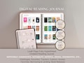 Reading Journal Digital Planner for iPad & Android Gift for Book Lover Reading Log Record Reviews Track Goals Notability GoodNotes Planner