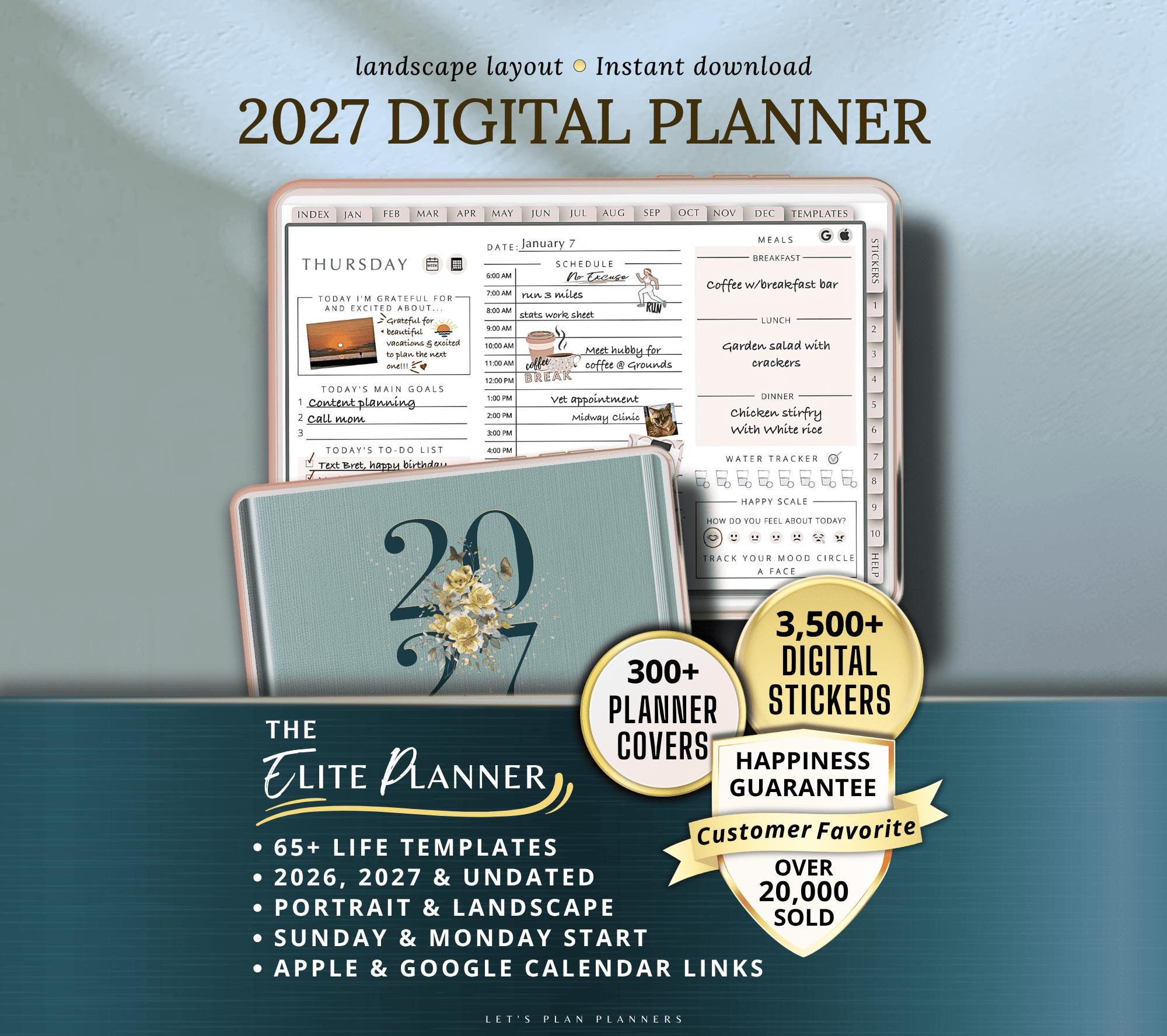 2007 Calendar - Etsy UK