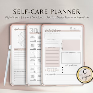 SelfCare for Busy Women SelfCare Planner Daily SelfLove Wheel of Life Goals Self Reflection Weekly Practices, 30Day Care Challenge