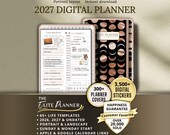 Digital Planner 2027 Customizable GoodNotes Notability Portrait Planner