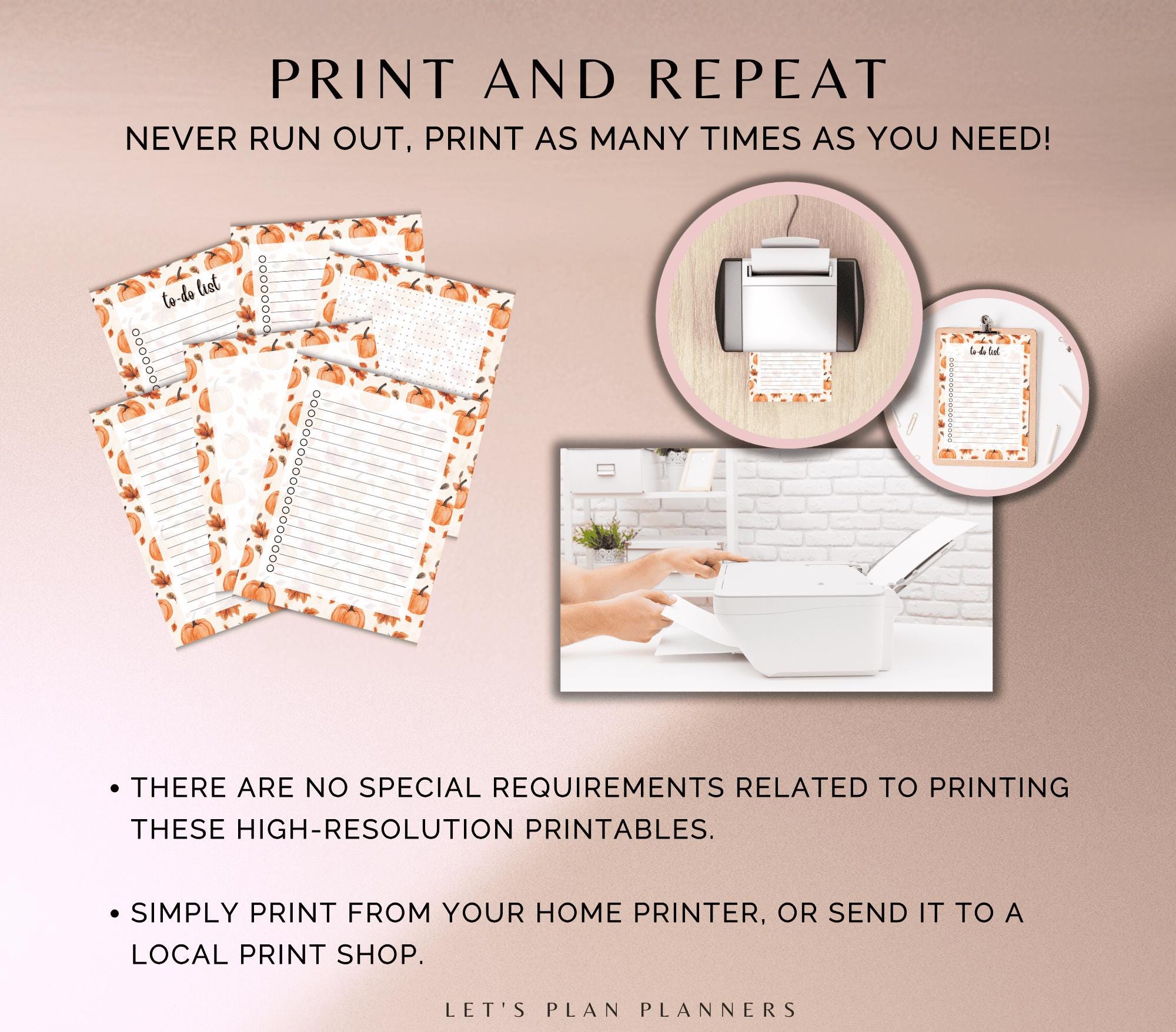 Sample Fall Note Fall Note Paper Printables- Lined, Blank, Dot Grid, To-do List Fall ...