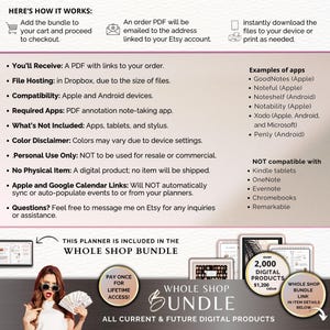 2025 Goodnotes Digital Planner Template for Ipads Android Tablets and ...